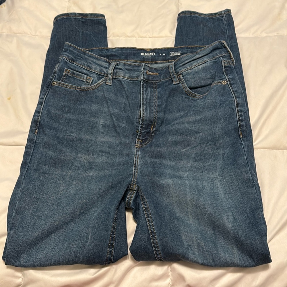 Old Navy Extra High Rise Skinny Jeans Fitsyou